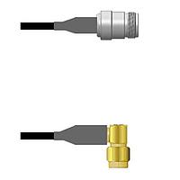 Amphenol Custom Cable Q-1W0360008012i RF Cable Assemblies N-SJ/SMA-RP RG58 12I