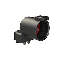 Amphenol SINE Systems ATFHD13-1-4P-BM13 Receptacles 1 Pos Brd Mt Plug Contact Size 4