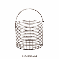SciLab SL.Bas7011 Wire Basket, Round-type, 270*h240, for Autoclave 47lit.
