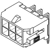 Molex 43045-6022 Pin Strip Microfit 3.0 RA PTH clip 15Au DR 10Ckt