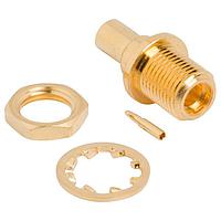 Amphenol RF 262124 Connectors MMCX BULKHEAD JACK .085 S/R GOLD