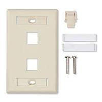 Belden AX102655 Faceplate KCONN FACEPLATE 2-P SG WHI