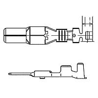 Yazaki 7114414002 Male Terminal TERM YESC M 6.3MM SLD