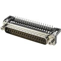 HARTING 09654237803 D-Sub Connectors - Standard Density D-Sub 37pin male angled 2.84mm pitch, stamped, w/o board locks, 4-40UNC screw lock, PL3