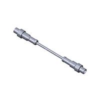 Amphenol LTW M12D04ML-12DML-PBA05 Sensor Cables / Actuator Cables Circular Metric Connector MPronto-12 (M12 Push Pull), D Code, Metal, 4A, 04 pins, Male Connector, Male Contact, Straight-to-Straight, Overmolded Double Ended, Length 500mm, IP68 Mated