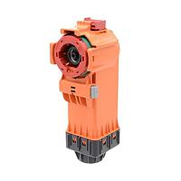 Amphenol Industrial SLPHPES095BSOBEH Power Connectors 1500V DC, Gen 2.0, 14.0mm, Surlok Plus, Plug, Right Angle, Orange, 95mm cable(Shielded), IP67(MATED), Keyway B, with HVIL