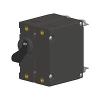 Carling Technologies AB2-B0-34-630-5D1-C Hydraulic-Magnetic 2-pole, Handle, 30 amp circuit breaker, Screw 10-32 Bus Type terminals, UL 1077 Recognized CSA Accepted