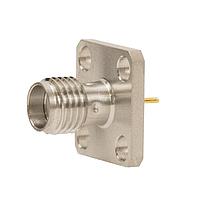 Cinch 141-0701-641 RF Connectors / Coaxial Connectors SMA JACK ASSEMBLY, 4 HOLE FLANGE MOUNT, .028 PIN EXTENDED DIELECTRIC