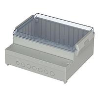 BOPLA 41310109 Enclosures, Boxes, & Cases ENCLOSURE, REGLOCARD PLUS, 296 X 261 X 132.5MM, ABS, 7035