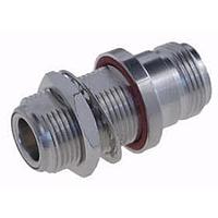HUBER+SUHNER 34_N-75-0-1/133_NE RF Adapters - In Series N jack(f) to N jack(f) bulkhead