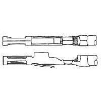 AMP Connectors - TE Connectivity 1-170291-1 (Cut Strip) Terminals DLI REC CONTACT Cut Strip of 100