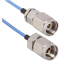 Amphenol SV Microwave 7016-0061 RF Cable Assemblies 2.4mm M to 2.92mm M 0.047 Cable 12in