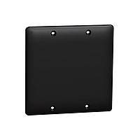 Square D SQWS140002BK Blank Plate 2 GANG BLANK WALL PLATE BK