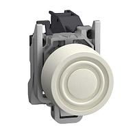 SCHNEIDER XB4BPS11GEX Pilot Light HAZ LOC PUSHBUTTON SWITCH, 24- 240 Vac/dc, CONTACTS 1 N.O., White, -40 +70 , IP66