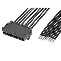 Molex 214753-1081 Discrete Wire Micro-Fit 3.0 SR P-S 8CKT 150 MM Sn