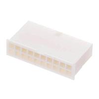 AMP Connectors - TE Connectivity 2-1969612-0 Plug Housing 20P FH 2ROW NAT V0 PLUG HOUSING