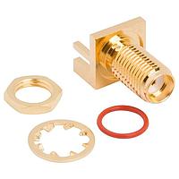 Amphenol RF 132289-14 PCB Connectors SMA End Launch Jack .062 PCB 50ohm Bkhd