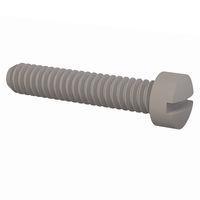 Essentra Components 010348F050 Machine Screw Fillister Slotted Screw, #3-48 Thread, 1/2 Lg