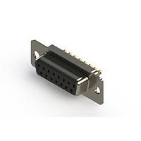 EDAC 628-M15-222-BN1 D-Sub Connectors - Standard Density Vertical Machined D-Sub Connector