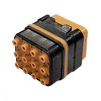 Amphenol Air LB France SIME1220PC Modular Interconnect Systems Module For crimped contacts Pin With peripheral sealing 12 contacts #20 Supplied without contact Polarization C