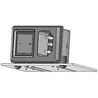 Schurter KP01.1252.11 Inlets SCREW-ON PCB 1-POLE