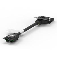AMP Connectors - TE Connectivity 2821721-1 Power Cables IFP B/FLAT LEC STR CBL ASSY 1PORT 142MM
