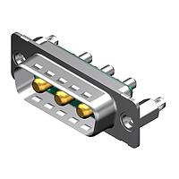 Molex / FCT 173107-1019 Mixed Contact D-Sub Connectors FCT ML DSUB STR PC PLG 3W3 W/SNAPIN