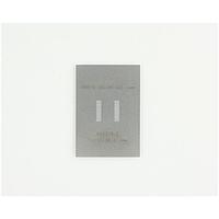 Chip Quik PA0079-S Sockets & Adapters TVSOP-38 Stainless Steel Stencil