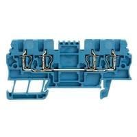Weidmuller 1775600000 Feed Through Terminal Block ZDU 1.5/4AN BL