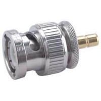 HUBER+SUHNER 33_BNC-SMB-50-2/1--_UE RF Adapters - Between Series BNC plug(m) to SMB jack(f)