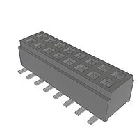 Samtec CLM-108-02-L-D Sockets Low Profile Dual-Wipe Socket