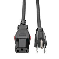 Tripp Lite P006-L06 AC Power Cord w/Lock 6FT 5-15P TO LOCKING C13 PWRCD