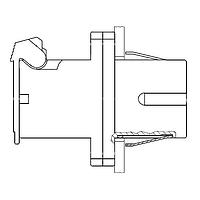 Molex 106160-0500 Fiber Optic Connectors SC ADAP W/SHLD MTL S LV BLUE STD FPRINT