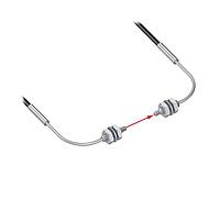 Banner Engineering PIAT46U Fiber Optic Cables Plastic Fiber, Opposed Mode; Core Dia.: 1 mm; Fiber Length 2 m; Angle, Thread; Free cut