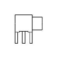 AMP Connectors - TE Connectivity 5864-5001-09 PCB Receptacles PCB R/A Jack Rcept 50 OHM