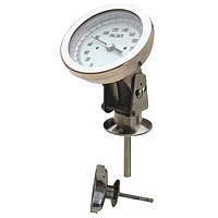 Palmer Wahl 3AES1.52.5 Sanitary Bimetal Thermometers (Stem Length: 2.5 inches (63.5 mm))