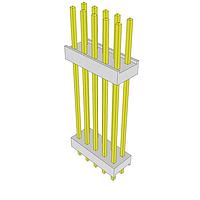 Samtec HW-05-19-G-D-950-100 Headers High Temperature Flexible Board Stacking Header, 0.100" Pitch
