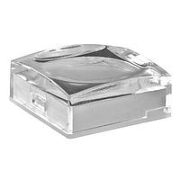 NKK Switches AT3074JB Flat CAP SCULPTURED UB2 CLEAR/WHITE