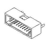 Molex 15-47-7622 Shrouded CGrid VT Shrd Hdr w/Pg 15 SAu 22Ckt