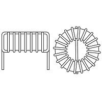 Bourns 2300LL-561-H-RC Toroidal TOROID IND 560uH LOW LOSS HRTZL MT