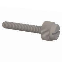 Essentra Components 090632087TEG Knurled Screw Slotted Thumb Screw, #6-32 Thread, 7/8 Lg
