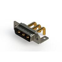 EDAC 629-3W3-250-3NC Mixed Contact D-Sub Connectors Right-angle Power Combo D-Sub Connector