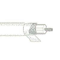 Belden 83267 0091000 Coaxial Cables 30AWG 1C SHIELD 1000ft SPOOL WHITE