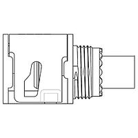 Radiall QFP5PN2EQ1PXA Connectors QUICKFUSIO+ PLUG CONNECTOR W/ ACCS THREAD FITTED W/ PIN ENV INS Q1 W/O CONTACTS