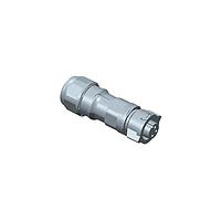 Amphenol LTW BB-03BFFB-QL8SPP Standard Circular Connector X-Lok, Standard Size, Plastic, 10A, 03 pins, Female Connector, Female Contact, Straight, Push Lock, Screw-in, Field Installable, F5.0 - F6.0mm, IP68