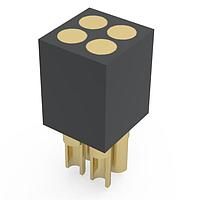 Mill-Max 857-10-004-10-003000 Spring-Loaded .050Pitch DR 4 Pin Soldercup Target Conn