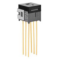 NKK Switches AS24BV Subminiature Slides SP3T ON-ON-ON FLUSH VERT. W/BRACKET