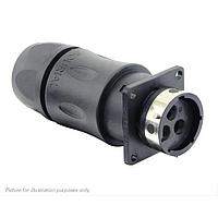 Eaton Souriau-Sunbank UTGX0JC142G1P Receptacles Square flange receptacle, with cable gland backshell, for 3 male contacts,  IP68/69K