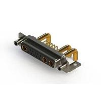 EDAC 630-13W3250-4N6 Mixed Contact D-Sub Connectors Right-angle Power Combo D-Sub Connector