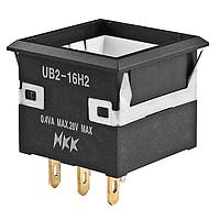 NKK Switches UB216KKG016CF Pushbutton Switches ON-ON SOLDER RED/GRN LED BODY ONLY .4VA